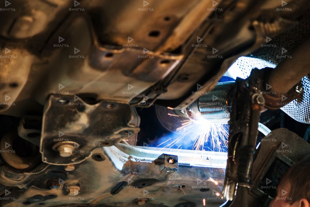 Ремонт выхлопной системы Toyota Caldina