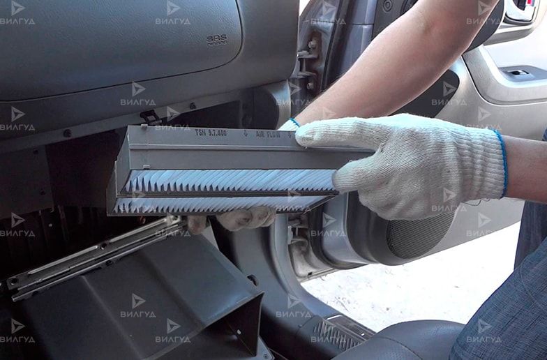 Замена салонного фильтра Cadillac SRX Замена салонного фильтра Cadillac SRX