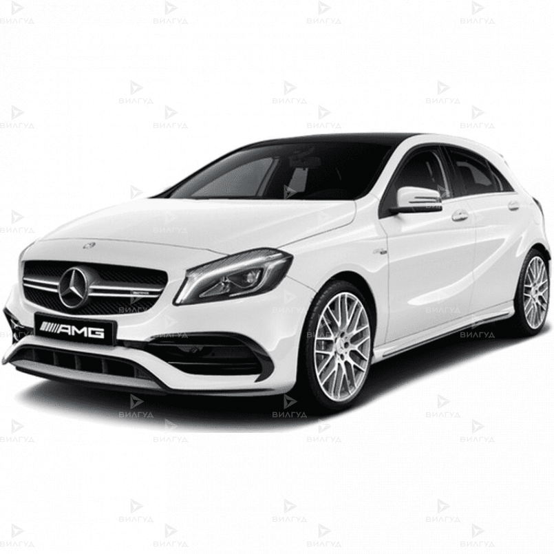 Замена ролика ремня генератора Mercedes A-klasse-amg